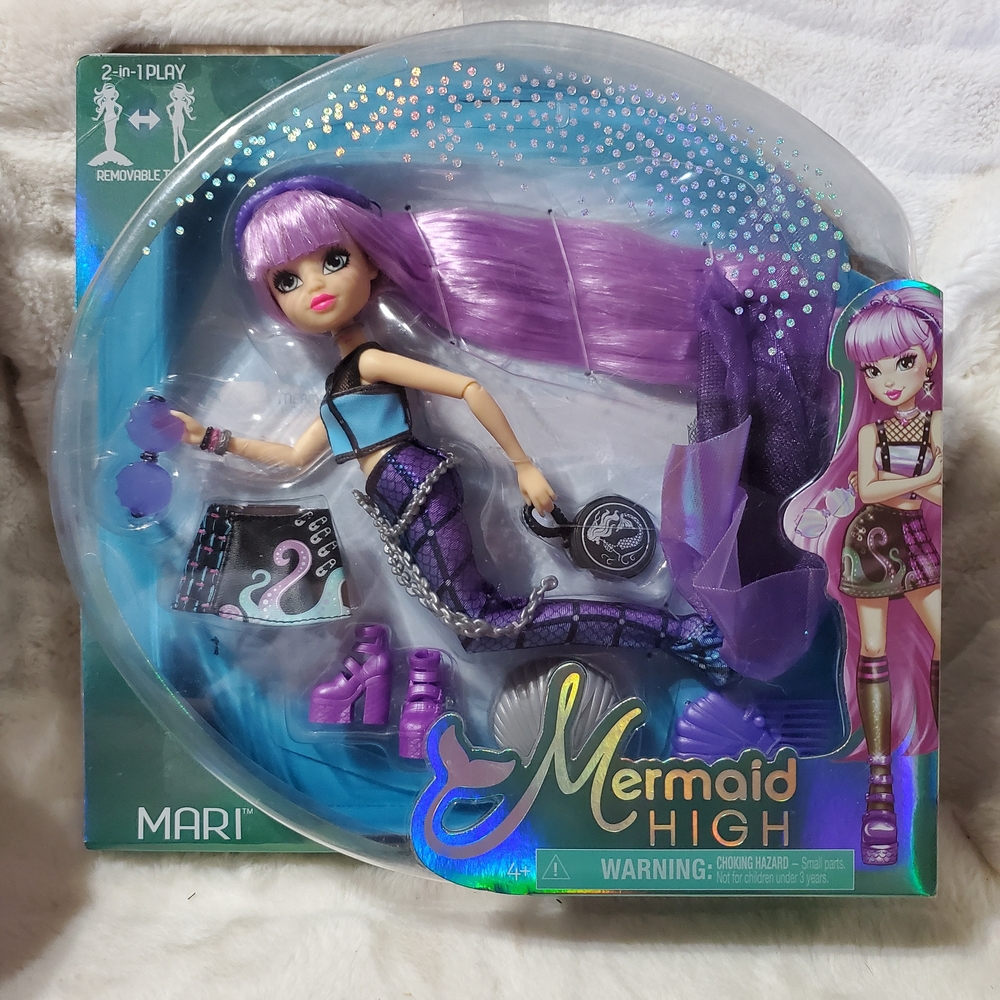 Mermaid High Doll with Purple Hair